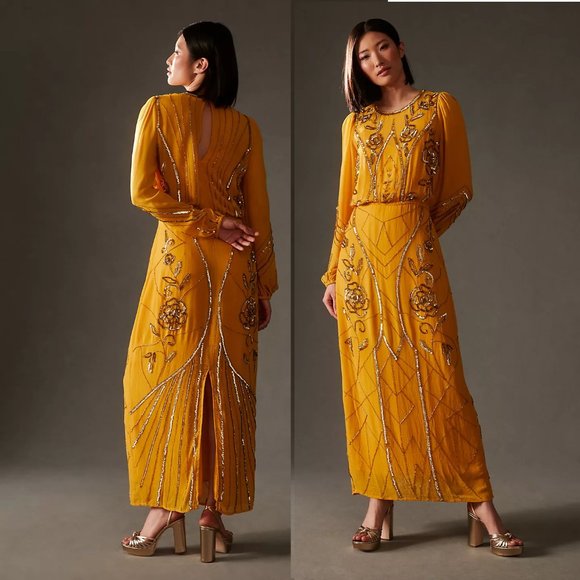 Anthropologie Dresses & Skirts - Anthropologie Let Me Be Juliet Sheer Maxi Dress